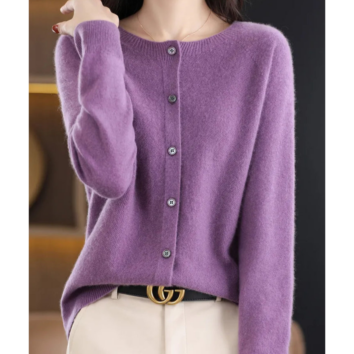 Women's Cashmere Cardigan – Stylish Layering, Everyday Comfort