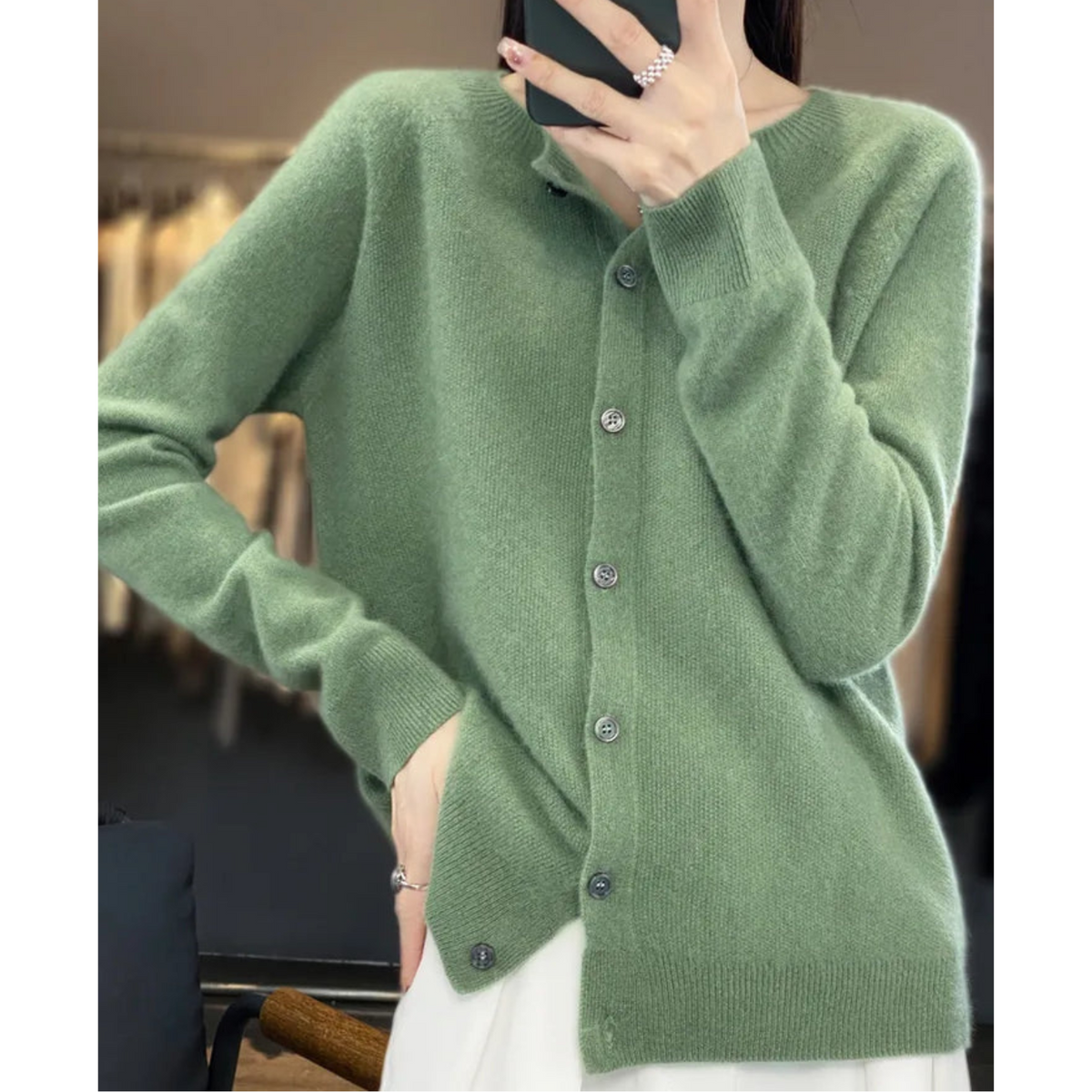 Women's Cashmere Cardigan – Stylish Layering, Everyday Comfort