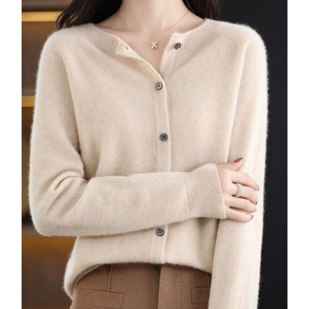 Women's Cashmere Cardigan – Stylish Layering, Everyday Comfort