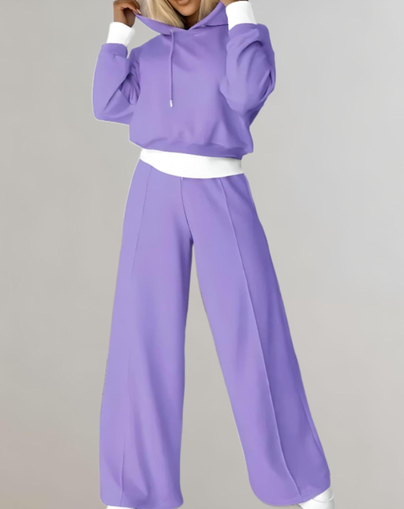 Women's Casual Two-Piece Tracksuit Set | Comfortable Fit | Everyday Wear
