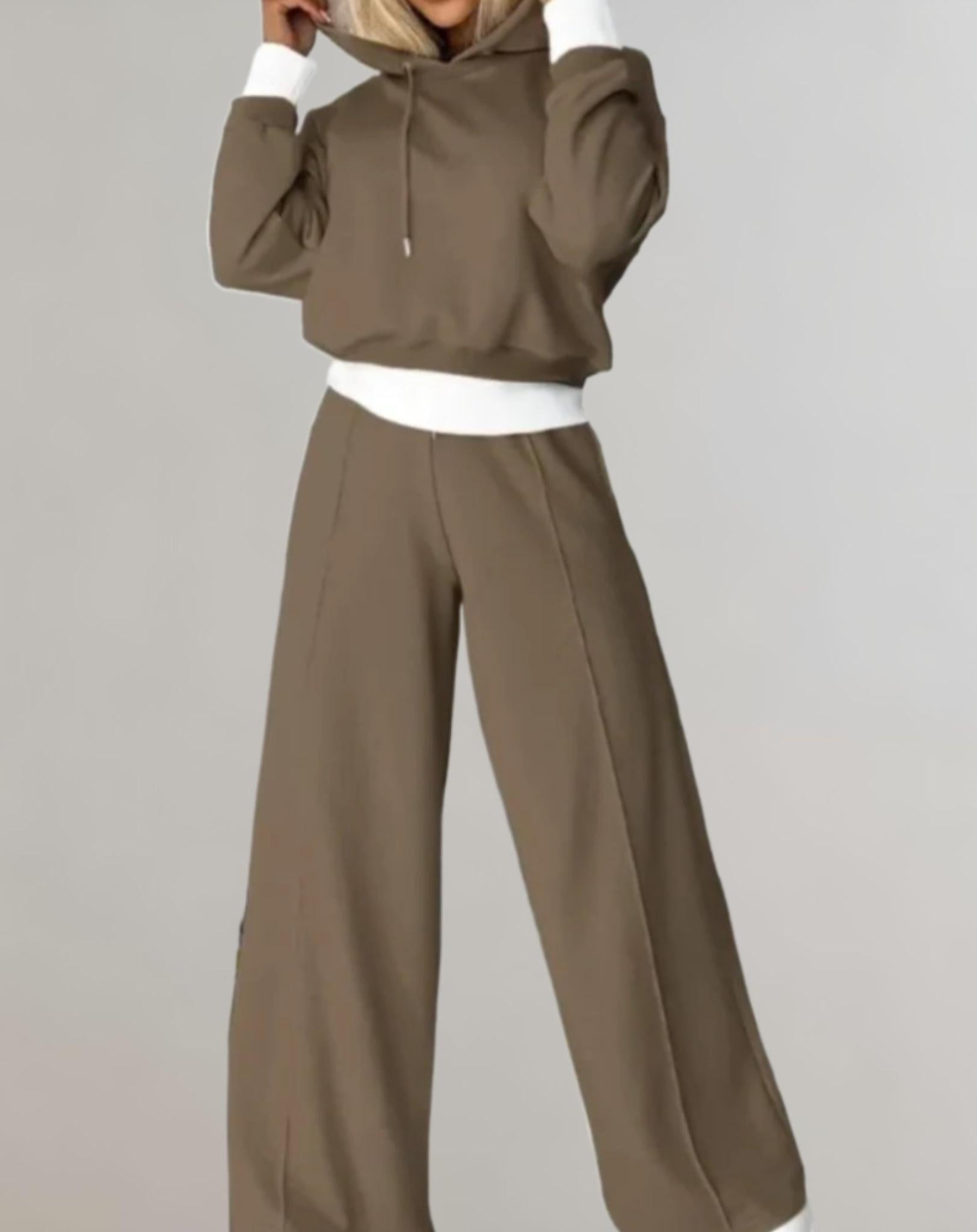 Women's Casual Two-Piece Tracksuit Set | Comfortable Fit | Everyday Wear