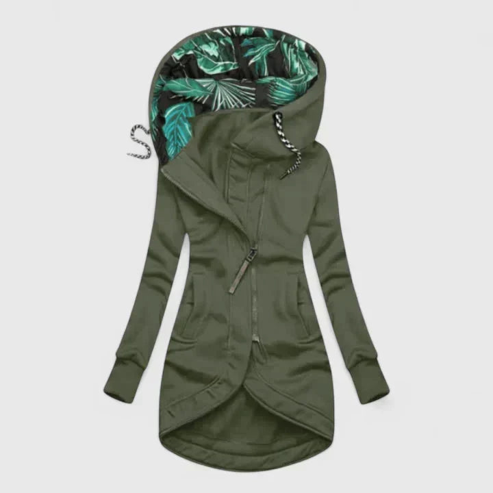 Women's Classic Everyday Jacket – Relaxed Fit – Olive Green