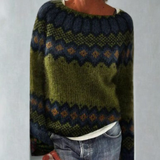 Women's Retro Knit Jumper – All-Day Comfort