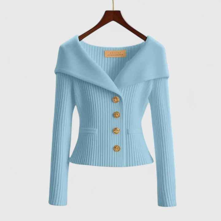 Women's Elegant Knit Cardigan – Casual & Office Wear