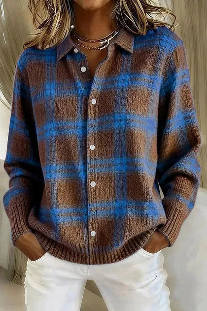 Women's Elegant Long Cardigan – Casual, Office