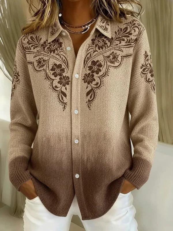 Women's Elegant Long Cardigan – Casual, Office