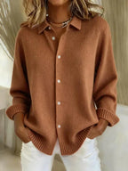 Women's Elegant Long Cardigan – Casual, Office