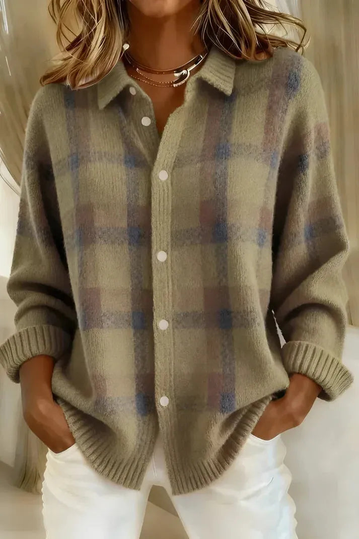 Women's Elegant Long Cardigan – Casual, Office