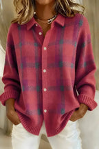 Women's Elegant Long Cardigan – Casual, Office