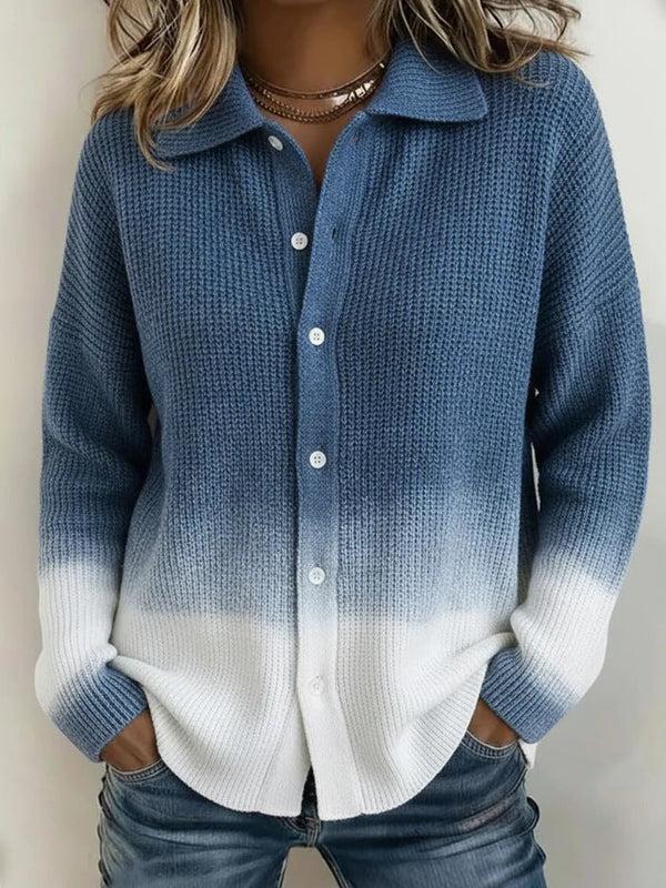 Women's Elegant Long Cardigan – Casual, Office