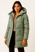Women's Insulated Puffer Jacket - Warm Winter Coat for Cold Weather and Outdoor Activities