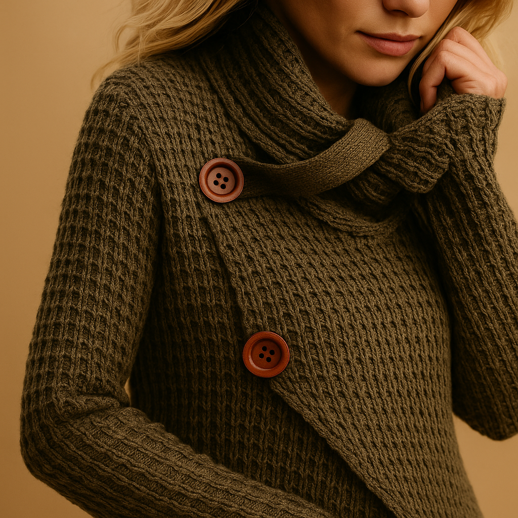 Women's Knit Sweater - Soft Fabric - Fitted Design - Casual Wear - Available in Multiple Colors