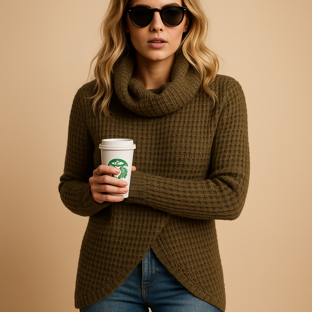 Women's Knit Sweater - Soft Fabric - Fitted Design - Casual Wear - Available in Multiple Colors