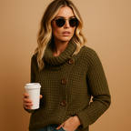 Women's Knit Sweater - Soft Fabric - Fitted Design - Casual Wear - Available in Multiple Colors