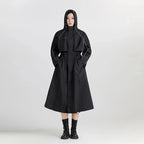 Women's Longline Hooded Cycling Rain Coat – Outdoor, Active Wear