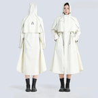 Women's Longline Hooded Cycling Rain Coat – Outdoor, Active Wear
