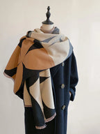Women's Reversible Cashmere Scarf – Elegant, Warm Accessory for Winter, Gift