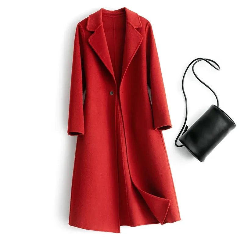 Women's Reversible Wool Coat – Stylish, Warm, Perfect for Everyday Wear