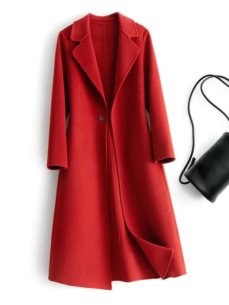 Women's Reversible Wool Coat – Stylish, Warm, Perfect for Everyday Wear