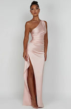 Satin Evening Dress for Women - Elegant Formal Wear for Special Occasions