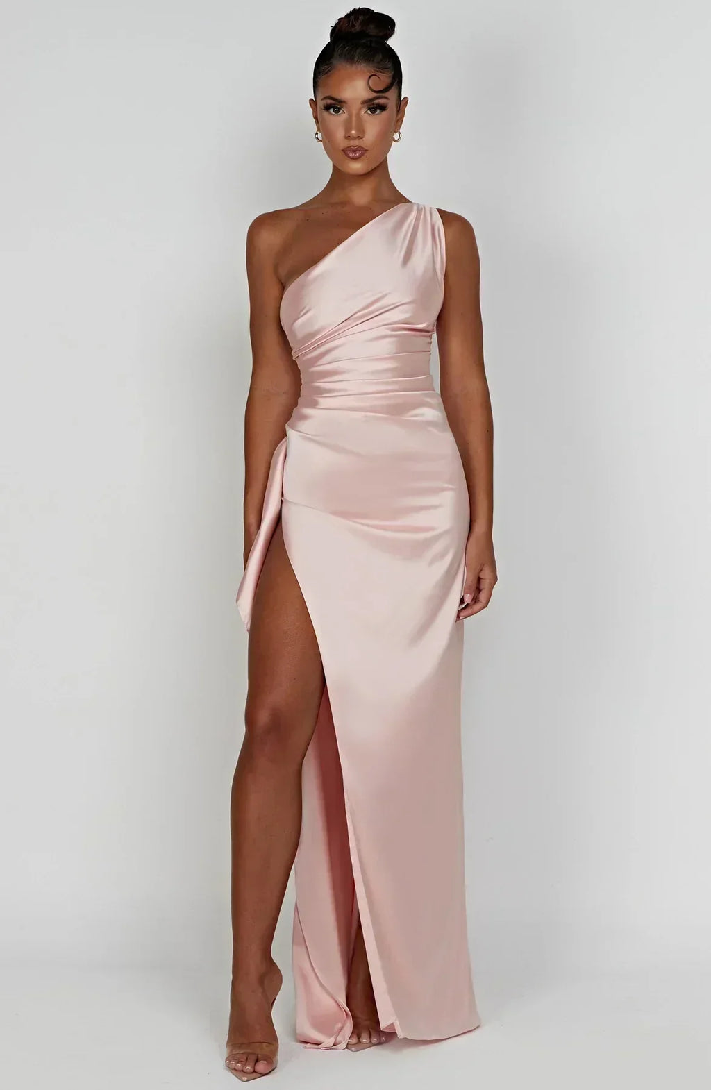 Satin Evening Dress for Women - Elegant Formal Wear for Special Occasions