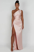 Satin Evening Dress for Women - Elegant Formal Wear for Special Occasions