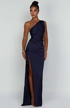 Satin Evening Dress for Women - Elegant Formal Wear for Special Occasions