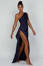 Satin Evening Dress for Women - Elegant Formal Wear for Special Occasions