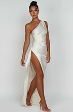 Satin Evening Dress for Women - Elegant Formal Wear for Special Occasions