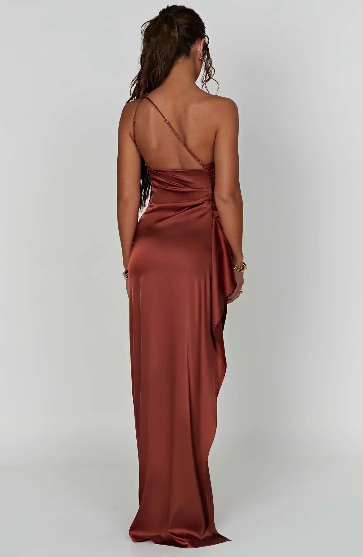 Satin Evening Dress for Women - Elegant Formal Wear for Special Occasions