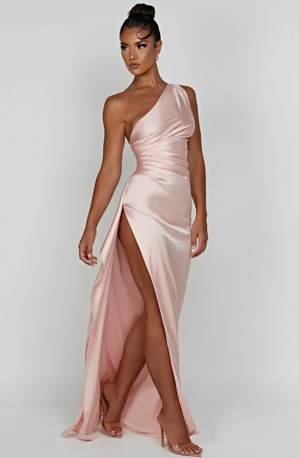 Satin Evening Dress for Women - Elegant Formal Wear for Special Occasions