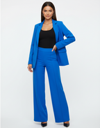 Women's Slim Fit Blazer and Trouser Set - Professional Office Attire - Versatile Colors for Business Wear