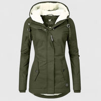 Women's Hooded Everyday Jacket – Office & Casual – Green