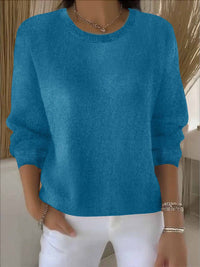 Women's Soft Knit Jumper – Everyday Layering – Blue