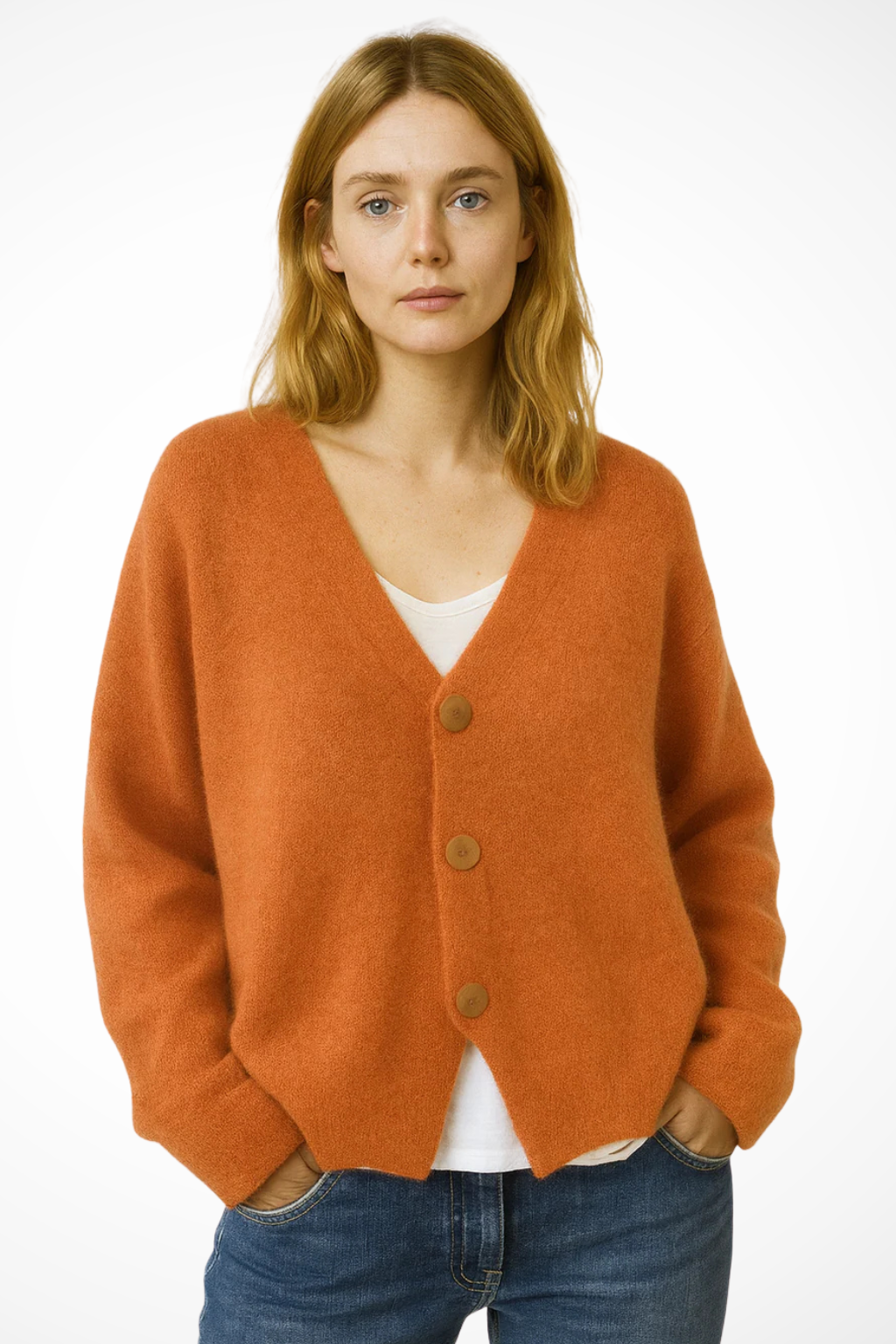 Women's Spring Button Front Cardigan - Lightweight Layering for Everyday Wear