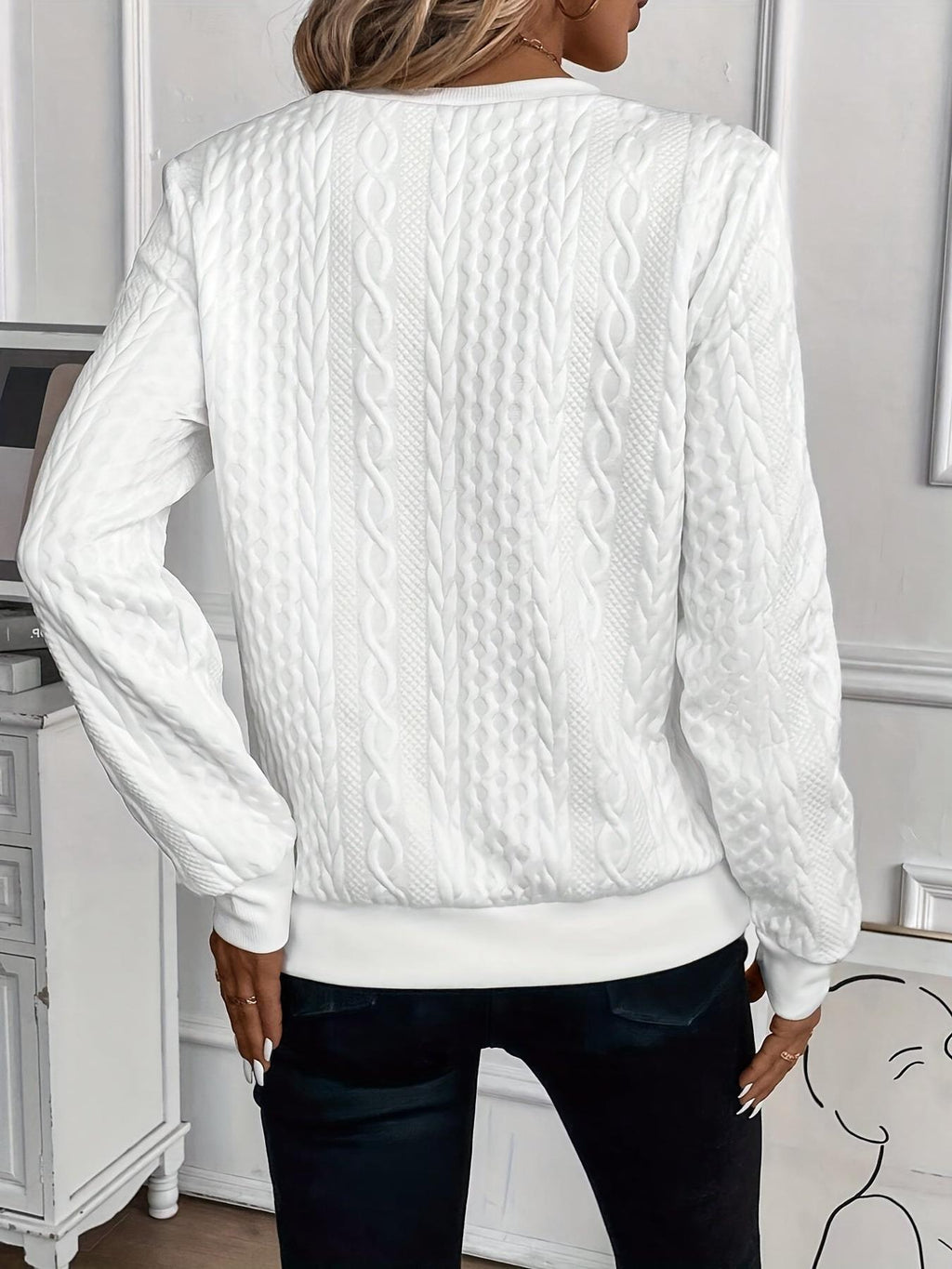 Women's Sweater - Cozy Knit, Casual Style – Everyday, Office