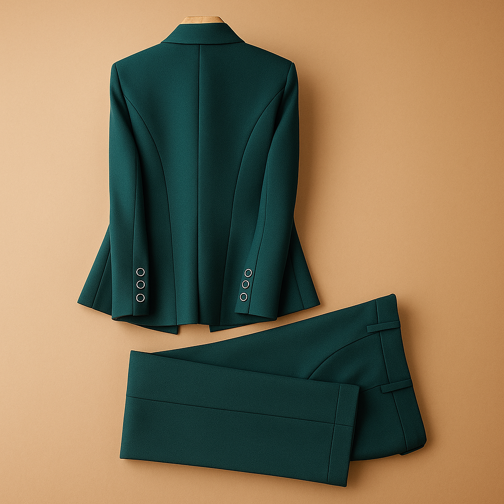 Women's Tailored Blazer and Pants Set | Professional Office Attire | Available in Multiple Sizes
