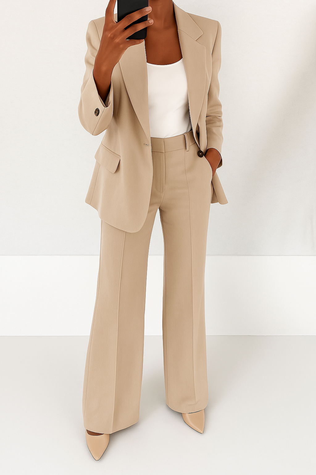 Women's Tailored Two-Piece Set | Timeless Design | Office & Casual Wear