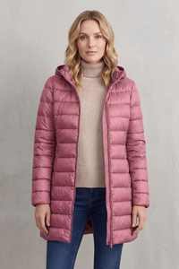 Women's Ultra-Lightweight Hooded Down Jacket
