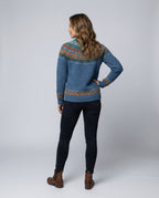 Women's Vintage Icelandic Knit Jumper – Casual, Gift