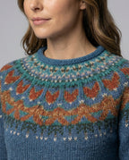Women's Vintage Icelandic Knit Jumper – Casual, Gift