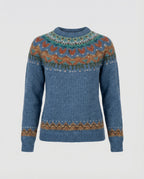 Women's Vintage Icelandic Knit Jumper – Casual, Gift