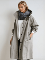 Women's Water-Repellent Trench Coat – Casual, Office