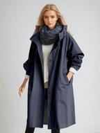Women's Water-Repellent Trench Coat – Casual, Office