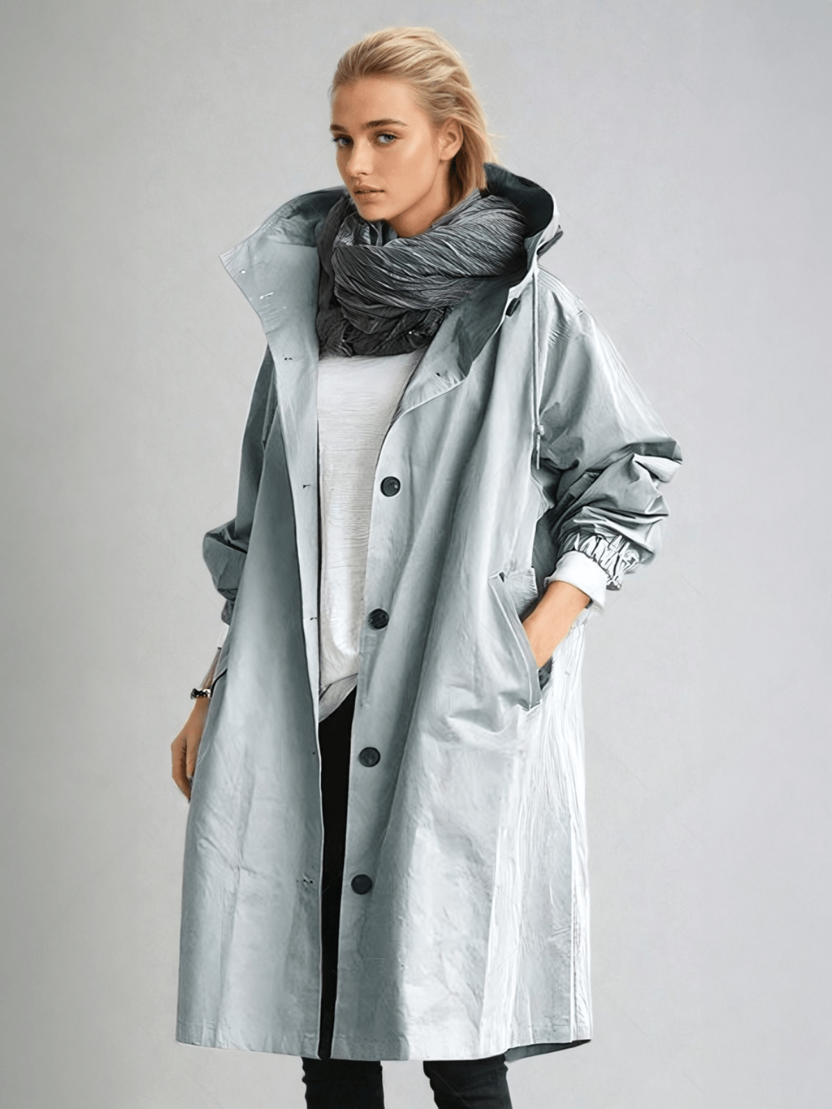 Women's Water-Repellent Trench Coat – Casual, Office