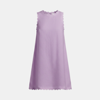 Women's White Linen Mini Dress - Casual Summer Style for Everyday Wear