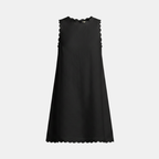 Women's White Linen Mini Dress - Casual Summer Style for Everyday Wear