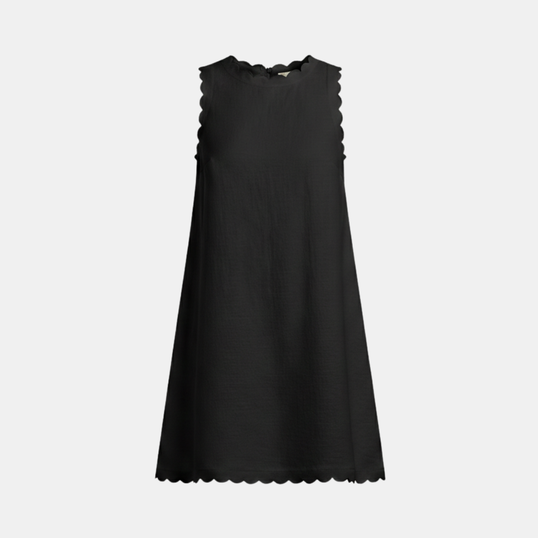 Women's White Linen Mini Dress - Casual Summer Style for Everyday Wear