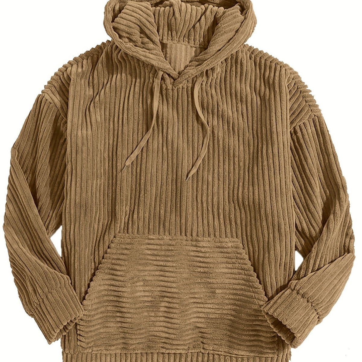 Ribbed Pullover Hoodie – Casual Wear, Everyday Comfort