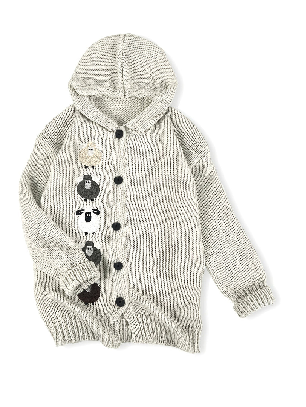 Cozy Hooded Cardigan – Casual Wear, Layering